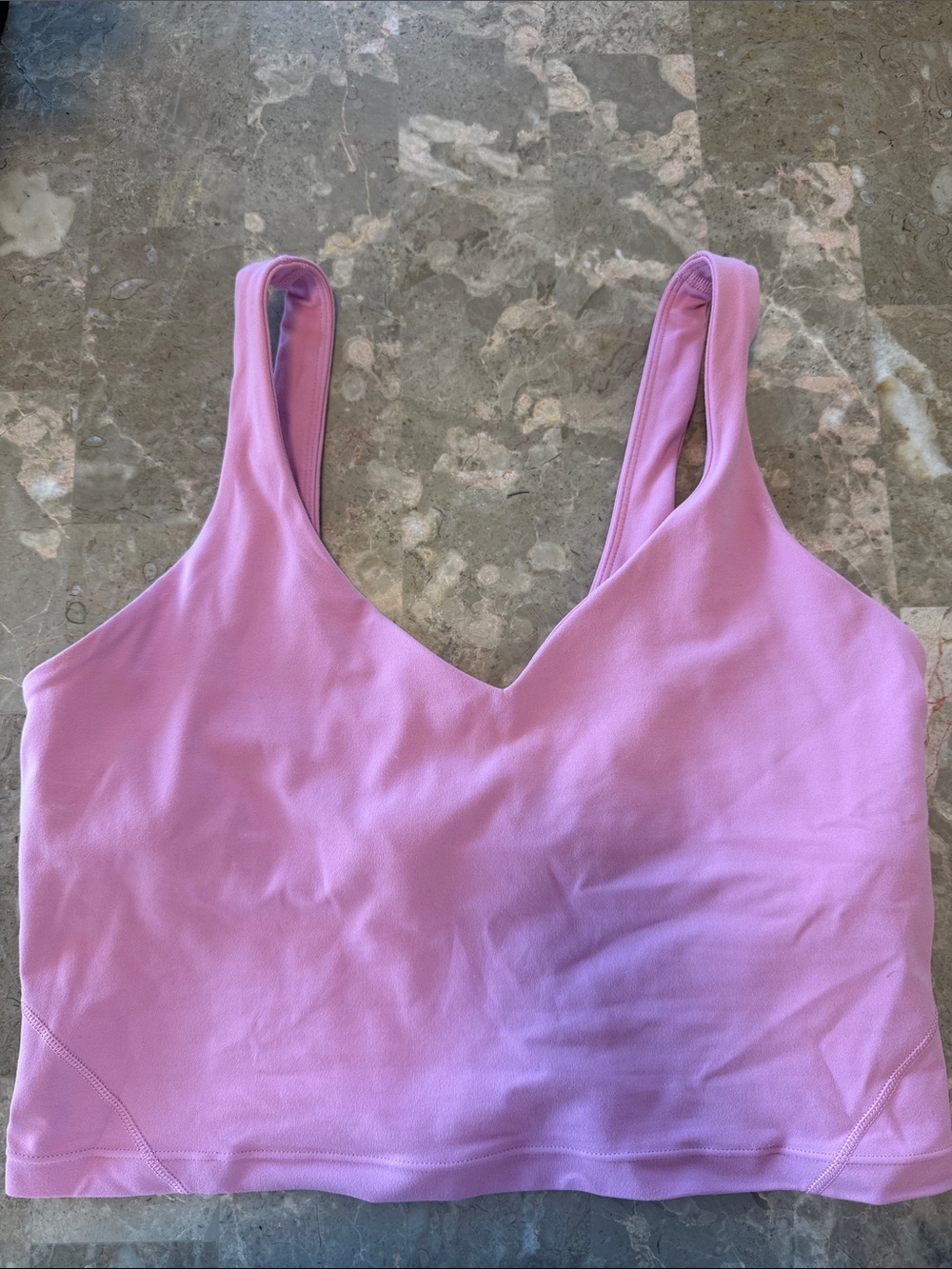 lululemon athletica Mauve Scoop Neck Sports Bra